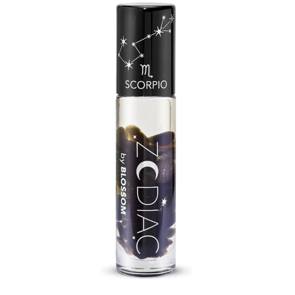 Zodiac by Blossom Scorpio Roll On Lip Gloss with Real Crystals